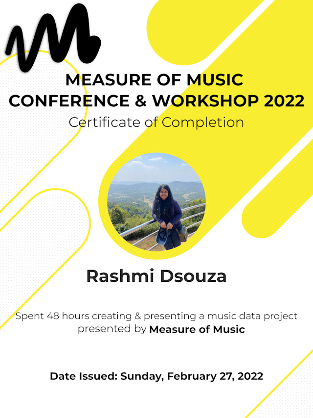 Measure of Music is a virtual three-day weekend program to show the impact & importance of data across the music industry and to give music industry hopefuls and industry career changers a crash course (and a finished project!) in music and data with some of the most influential people and companies driving the democratization of music data around the world.
